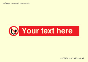 Custom prohibition No u turns